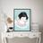 Quadro Amelie Poulain - Frase 33x24cm - com vidro