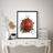 Quadro Decorativo Bola De Basquete 3D 33x24cm - com vidro