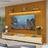 Rack com Painel para Tv até 90 Polegadas Led 3 Gavetas com Rodízios 275cm Nobre/requinte 100% MDF