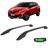 Rack de teto longarina preta renault captur