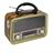 Radio Retro Vintage A Pilha E Tomada Am Fm Bluetooth Mp3 Usb