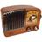 Rádio Retro Vintage Antigo Am Fm Sd Usb Mp3 Bivolt Bluetooth