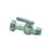 Registro Zamac 1/4" NPT x 1/2" BSP Macho B. Pressão