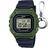 Relógio de Pulso Casio Masculino Digital Prova Dágua 50 Metros Illuminator Quadrado Esportivo Verde W-218H-3AVDF + Chaveiro