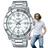 Relógio de Pulso Masculino Casio Collection Analógico Prova D Água 50M Aço Inóx Casual Prata MTP-VD01D