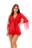 Robe Curto Sensual Intima Delas Afrodite - Vermelho - Tam M