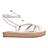 sandalia feminina flatform confortavel amarrar  amarração