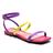 Sandalia Feminina Rasteirinha Rasteira Flat Fivela