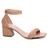 Sandália Feminina Salto Grosso Baixo Blush 4000-17B_AR