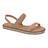 Sandalia Moleca 5413.825 Brilho Flatform Baixo Papete Leve Feminino