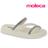 Sandalia Rasteira Moleca Original Feminino Rasteirinha Casual Tiras Com Strass Papete Conforto Rasteira Lancamento