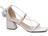 Sandalia Salto 7cm  39 a 44  Estilo e Alto Glamour  Off White