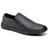 Sapatênis Masculino Em Couro Sapato Slip On C/ Elástico Lateral Confortável