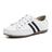 Sapatenis Tenis Feminino Casual Couro Flay Slav Branco