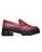 Sapato Mocassim Feminino Tratorado Oxford Vermelho Modinha