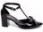 Sapato Scarpin Preto Salto Médio Baixo Bico Fino Lacinho Feminino 6,5 cm Preto EMILY ONLINE