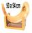 Shofar De Chifre De Carneiro 50 A 54 cm + Suporte - De Israel