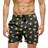 Short Praia Shorts Banho Bermuda Verão Abacaxi Cartoon Amarelo 451