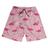 Short Praia Shorts Banho Bermuda Verão Flamingo Rosa 85