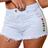 Shorts Jeans Feminino Sem Lycra Bordado Coração