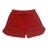 Shorts Menina Estrela Vermelho