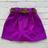 Shorts Saia Alfaiataria roxo acompanha cinto  tamanho P