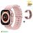 Smart Watch S8 Mini Ultra 41mm Microwear Android e iOS Pulseira Metal Extra