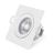 Spot Led Quadrada Embutir 5w Amarela 3000k Nl-05q 90x90x43mm  - Nitrolux