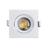 SPOT LED QUADRADO DIRECIONAVEL EMBUTIR 3W BRANCO FRIO 6500k BIVOLT GALAXY