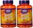 Suplemento NOW Foods Arginina e Citrulina 500/250 mg - 120 C