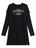 T-shirt Dress Feminino Juvenil Preto NR 12