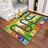 Tapete Belga Infantil Kids 100cm X 140cm Quarto Playground Anti derrapante