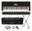 Teclado Arranjador Yamaha PSR-E383 Teclas Sensitivas Kit