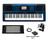 Teclado Casio Mz X500 k Azul +  Fonte E Pedal Sustain Sp3