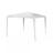 Tenda Gazebo Praia Poliester Oxford Branco com Silvercoating