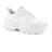 Tenis esportivo feminino plus/branco ramarin 23-85103