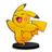 Totem Médio Boneco Pokémon Pikachu 14cm + Base