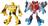 Transformers Toys Heroes and Villains Bumblebee and Starscream 2-Pack Action Figures - para Crianças com 6 anos ou mais, 7 polegadas