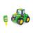 Trator John Deere Key-n-Go Johnny de brinquedo com luzes e sons 3+