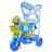 Triciclo infantil gangorra com capota belfix 910600