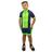 Uniforme Kids Meninos Camiseta e Bermuda Ciclismo Mtb Bike Infantil Criança (Conjunto Camisa e Bermuda)