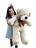 Urso Gigante Grande Pelúcia Teddy 90cm Avelã