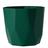 VASO CACHEPOT DIAMANTE 16x15cm VERDE FOLHA WEST GARDEN