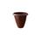 Vaso De Planta Pequeno 300ml Redondo Plástico Rattan