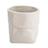 Vaso Dolomita Planta Flor Decorativo Saco Branco 17cm Tuut