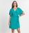 Vestido Curto Feminino Em Linho Endless Verde