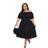 Vestido Curto Viscolinho Pipoca Plus Size