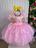 Vestido Infantil Mary Kids Rosa Bebe Jardim Encantado Luxo