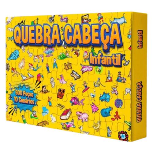 Quebra Cabeça Infantil Puzzle Formas Educativo Grow - Pirlimpimpim