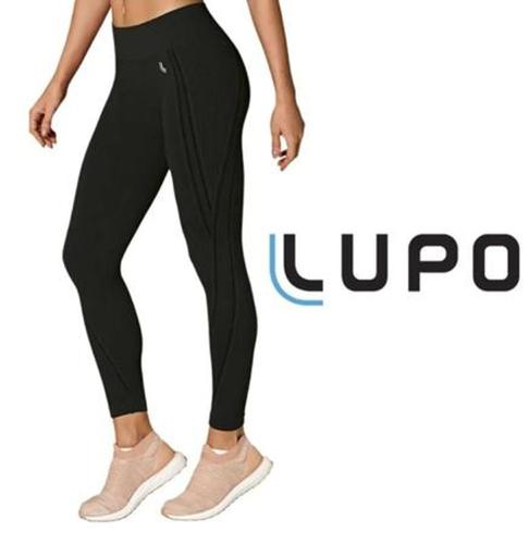 Kit 2 Calças Legging Lupo Sport Original Feminina Academia Leguin Legues  Fitness Levanta Bumbum - Preto+Marrom